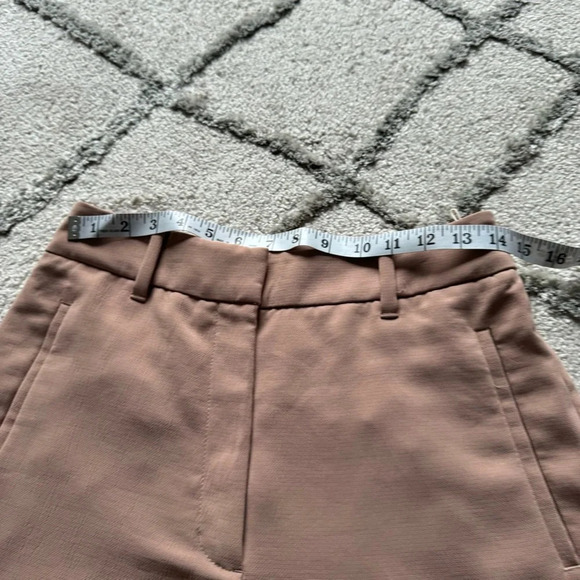 Aritzia Wilfred trouser pants tan high rise straight leg 8 - Picture 10 of 11